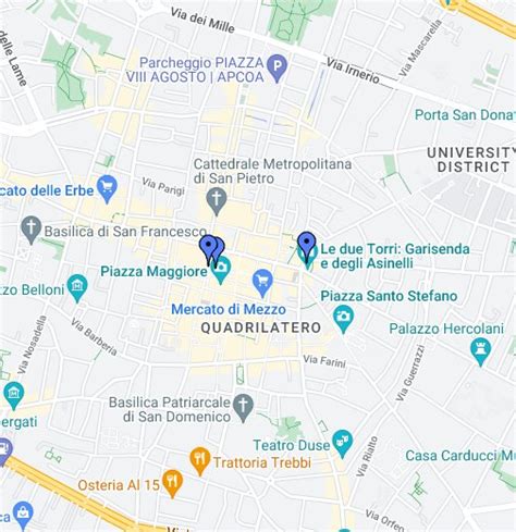 bologna google maps.